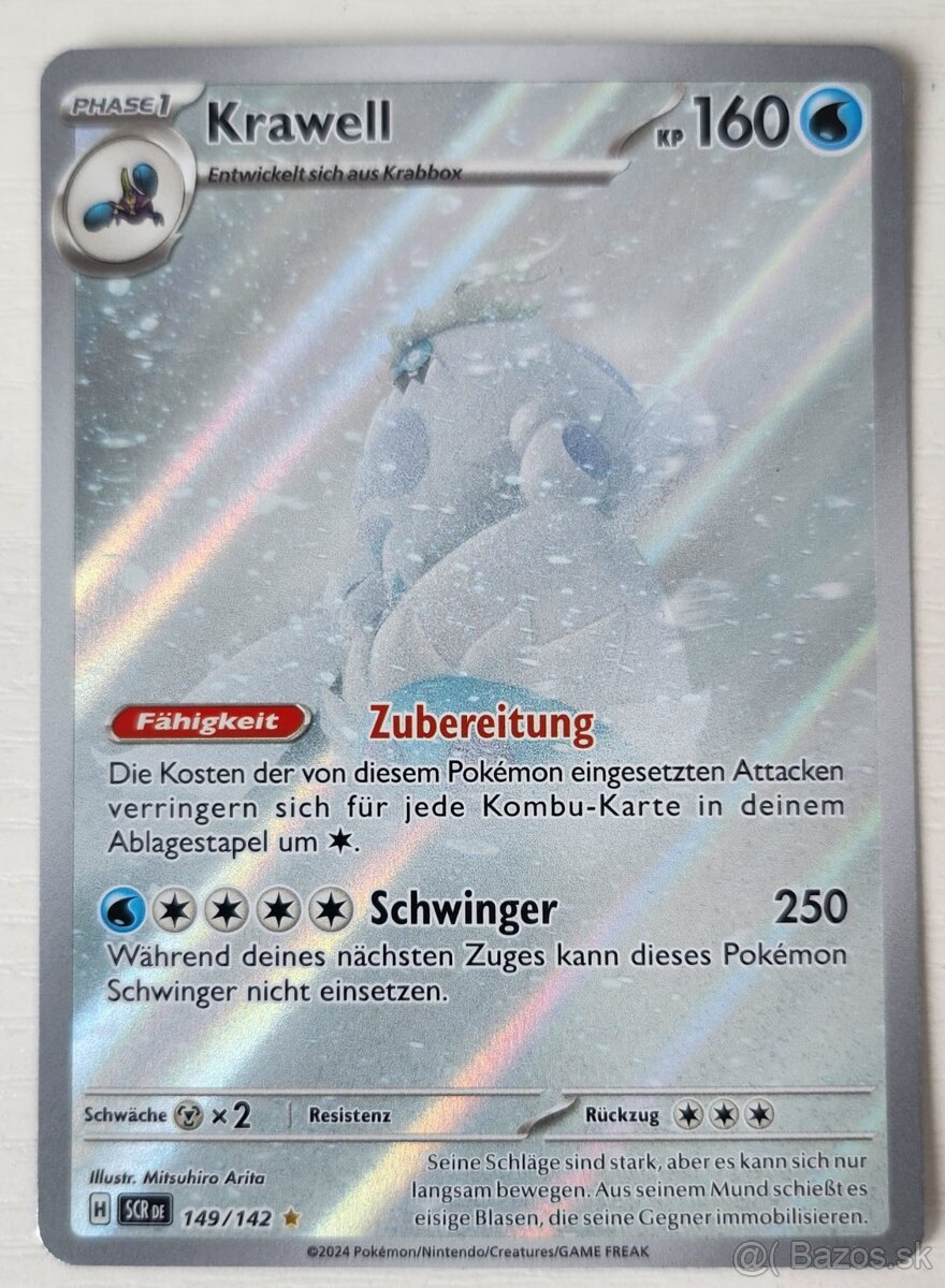 Predám Pokemon kartu Krawell
