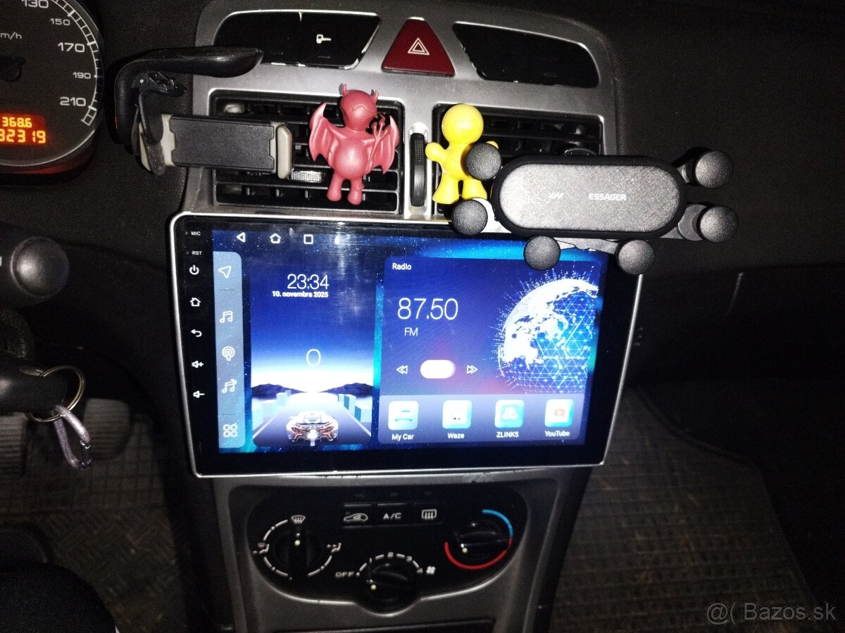 Predám 2DIN rádio Peugeot 307/SW/CC + Canbus ovládanie