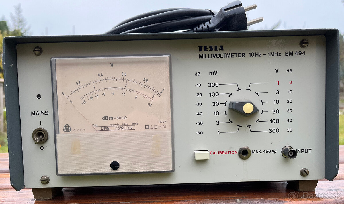 Predám milivoltmeter, osciloskop