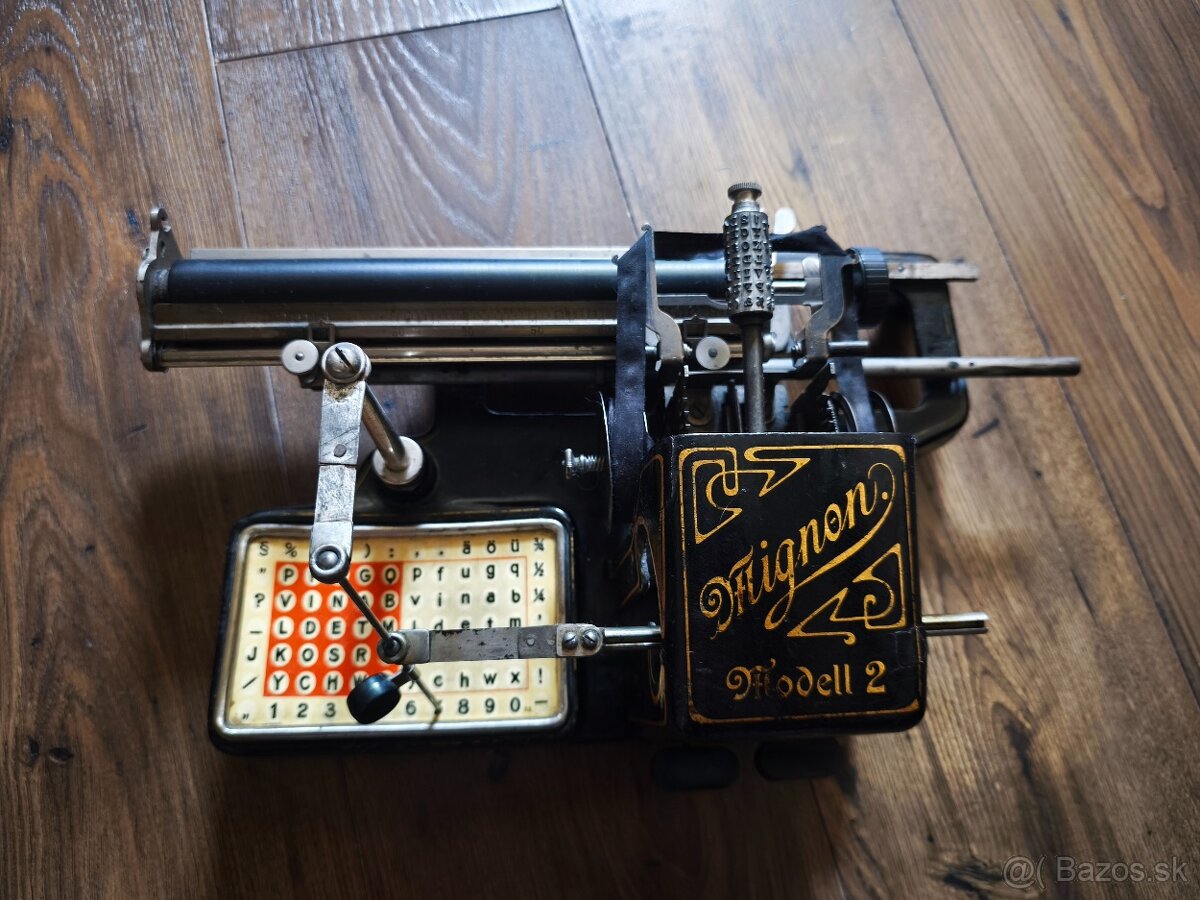 Písací stroj Mignon 2