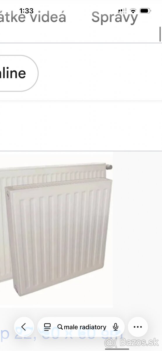 Predám radiátory asi 3ks