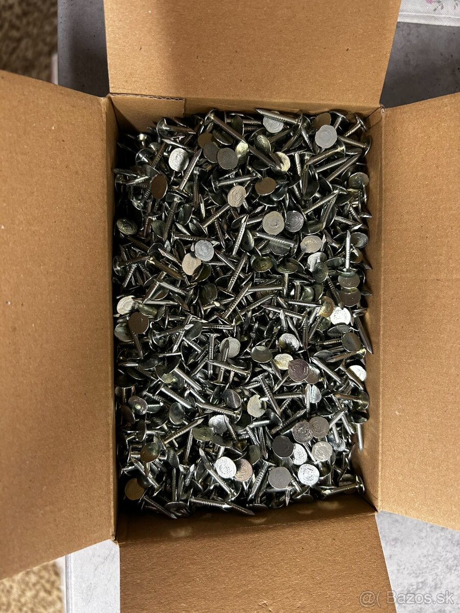 Klince do krytiny 2,5 x 20mm zinkovane - lepenkace