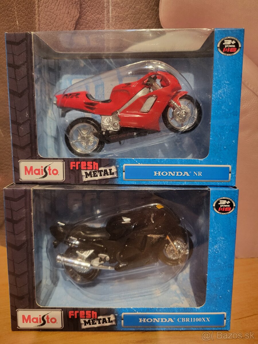 Predám modely motoriek 1:18