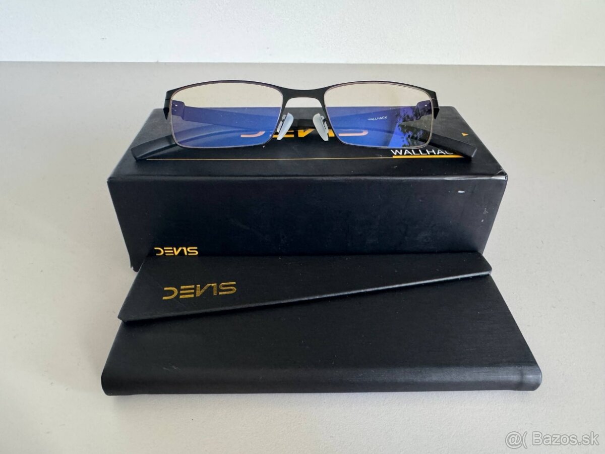 Predám herné okuliare DEV1S WALLHACK BLACK ako nové