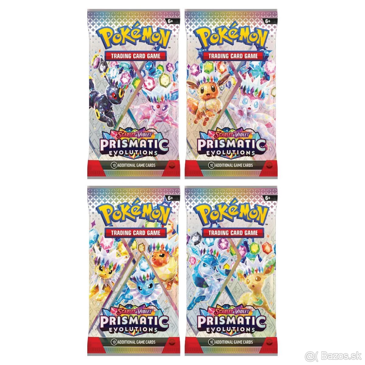 4x Pokémon Prismatic Evolutions booster