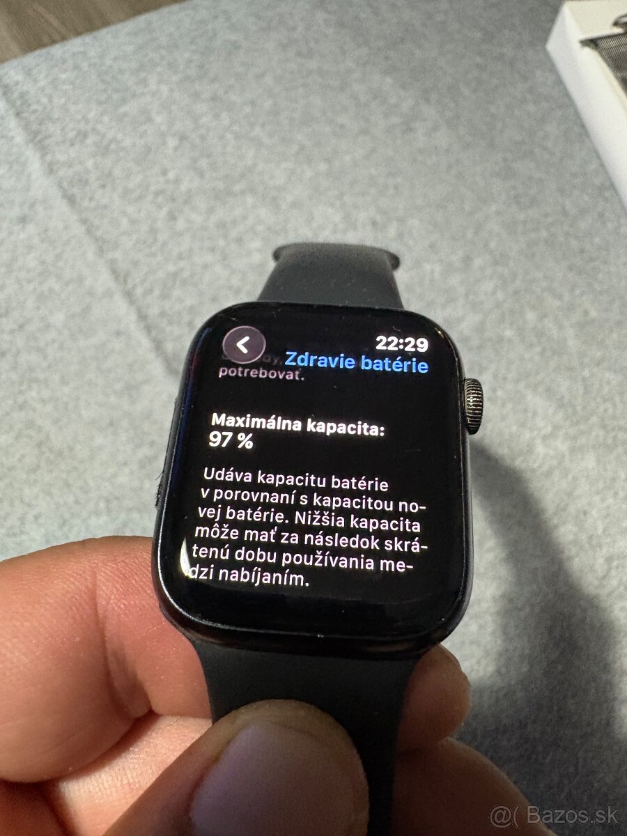 apple watch 9 45mm cierne