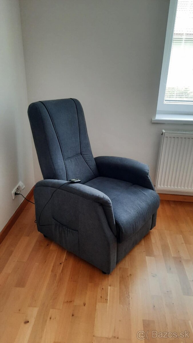 Elektrické relaxačné TV kreslo