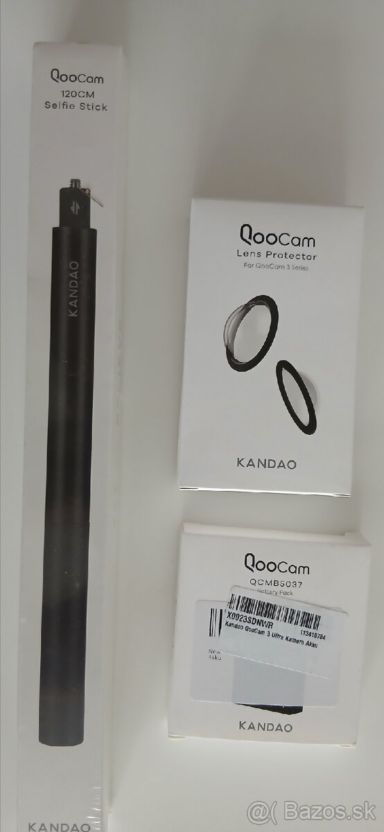 Predám úplne nové súčasti pre Qoocam 3 (+Ultra)