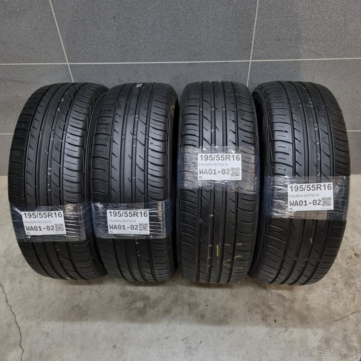 Letné pneumatiky 195/55 R16 FALKEN DOT5214
