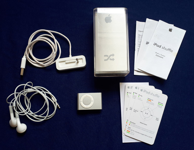 Prehrávač so slúchadlami Apple iPod Shuffle A1204 1GB