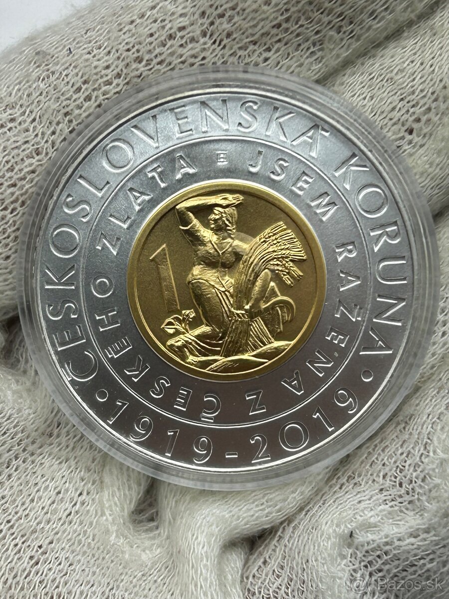 Krásna 2000 Kč 2000 100 rokov československá koruna