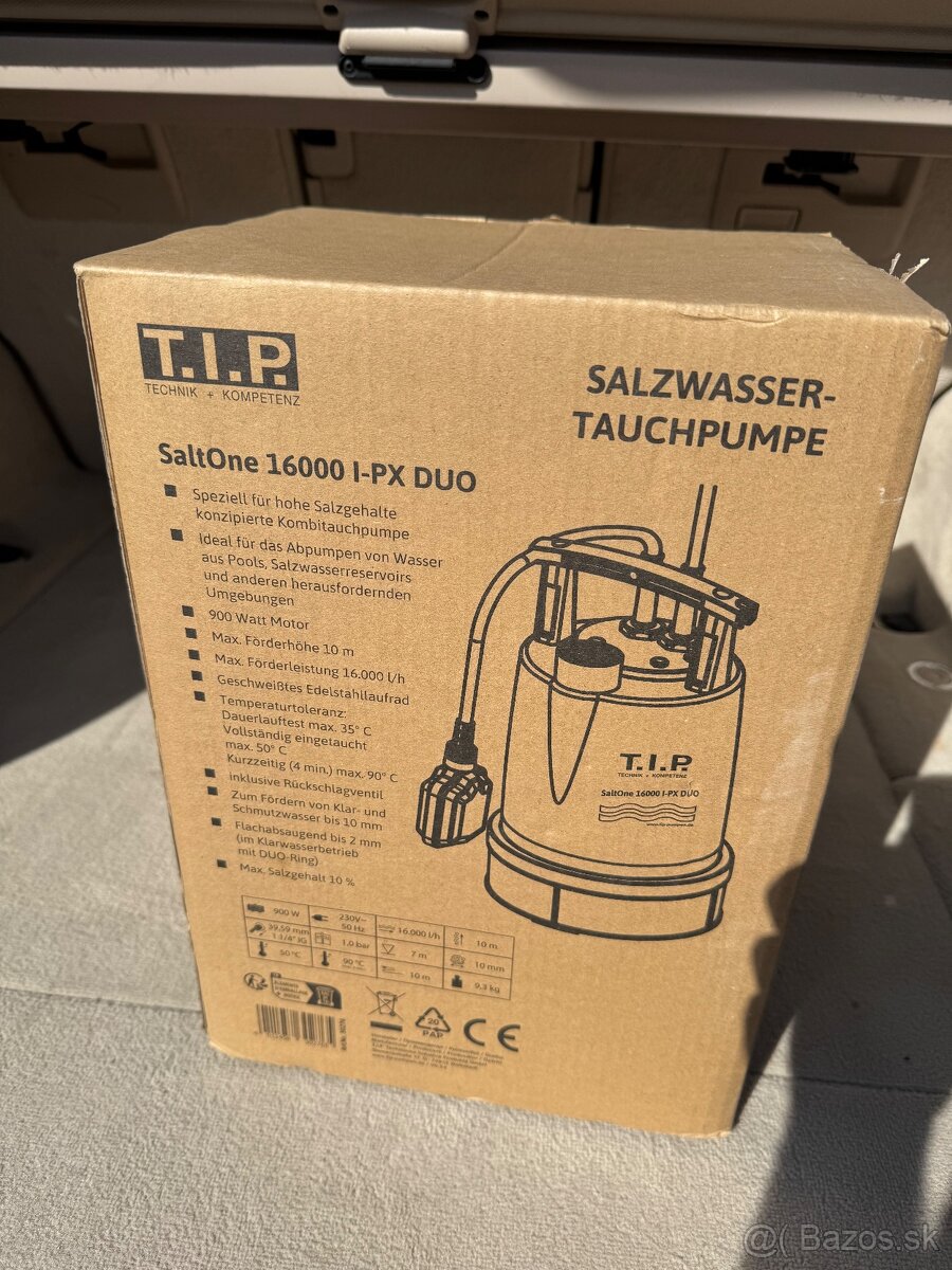 Ponorné čerpadlo na slanú vodu T.I.P 16000 I-PX