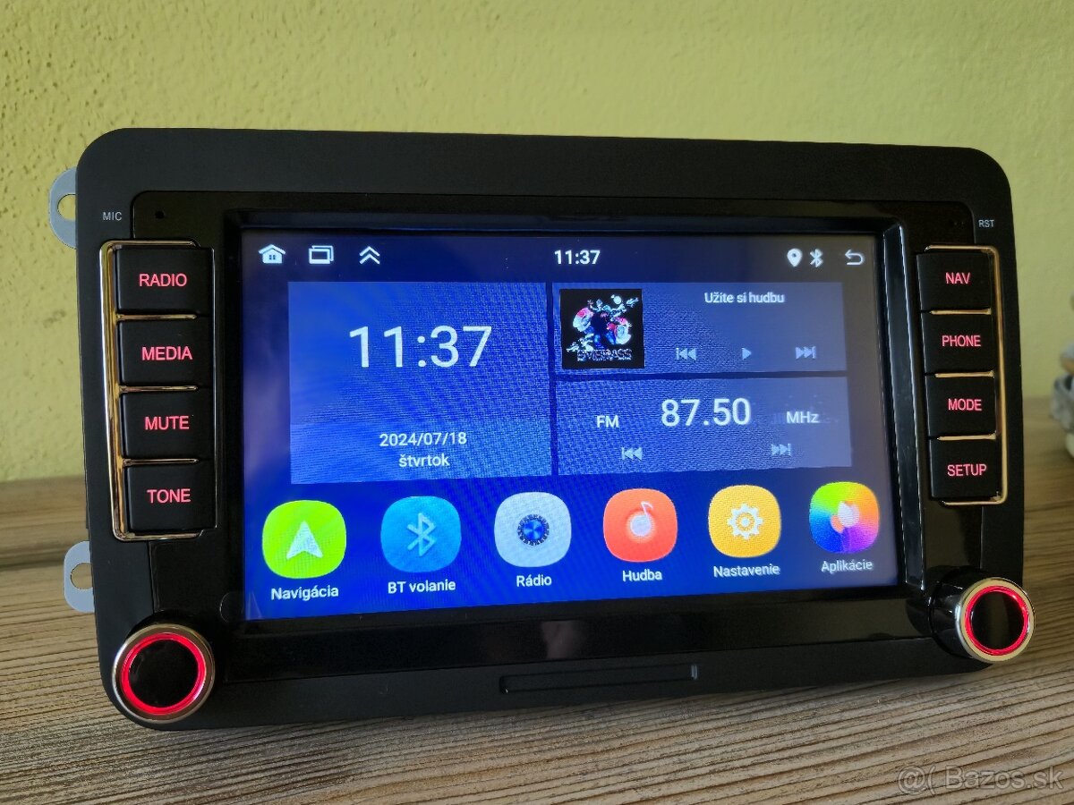 🟩2DIN 7" ANDROID AUTORÁDIO VW SEAT SKODA🟩