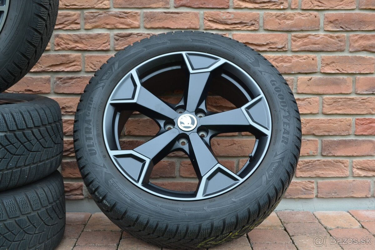 5x112 R19 Zimna sada na Skoda Kodiaq + 235/50 R19 Goodyear
