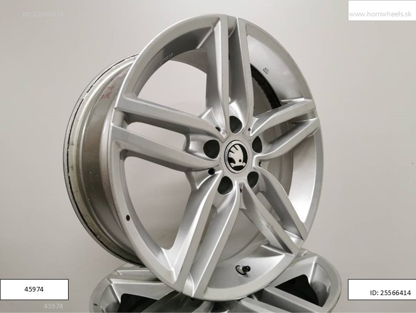 Škoda Yeti, Superb, Karoq alu disky 5x112 R17 ET27 7,5J 1235