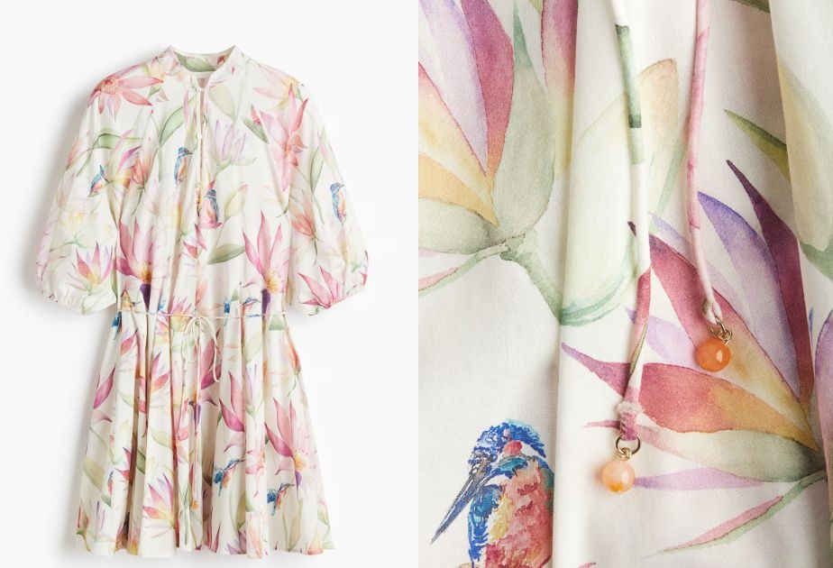 Šaty so zaväzovacím opaskom S - 36 ,PC 29,99 €