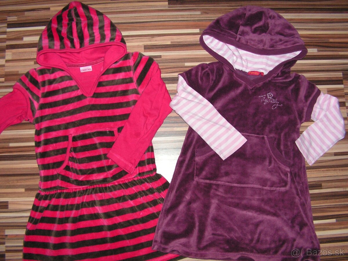 Zamatové tuniky/šaty