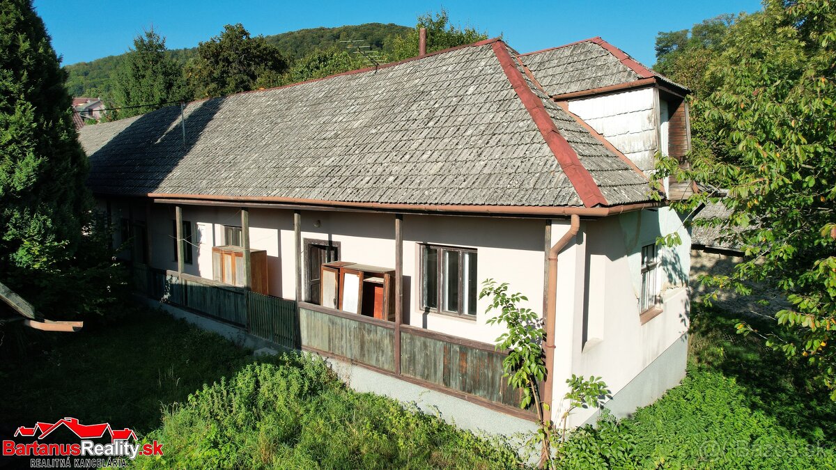 BartanusReality - Na predaj starší rodinný dom s veľkým poze