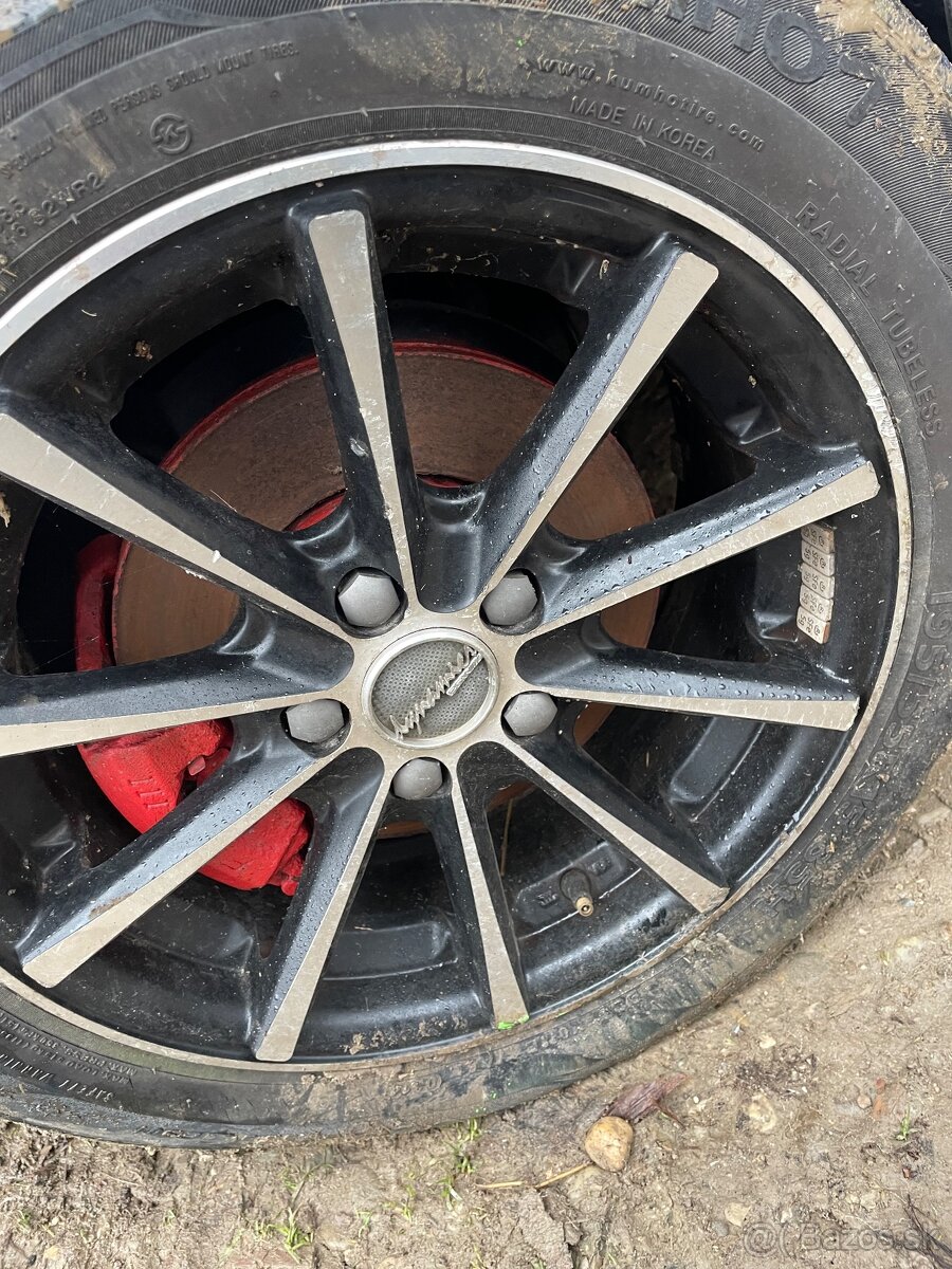 Predám hliníkové disky z Fabia 1, rovné,