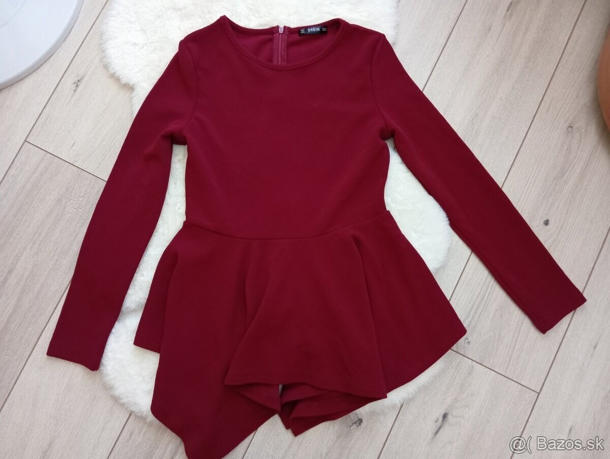 Dámsky burgundy top M