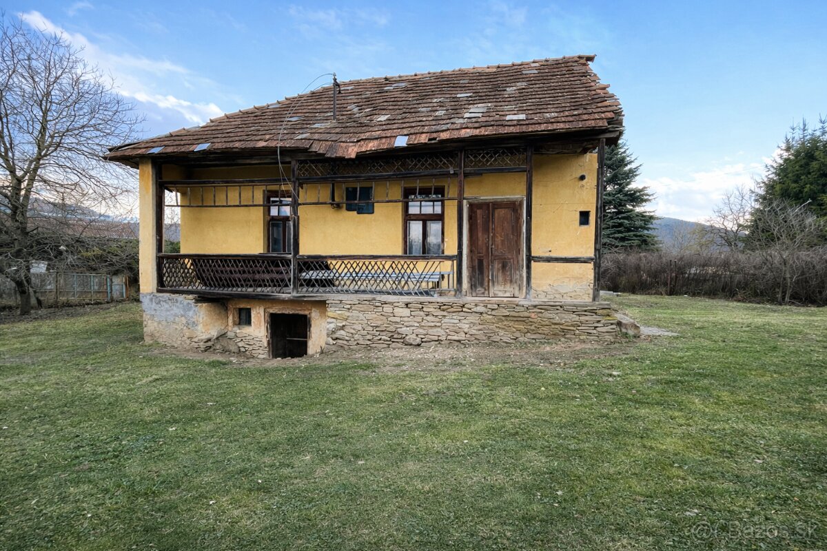 Predam pozemok a dom 1200m2