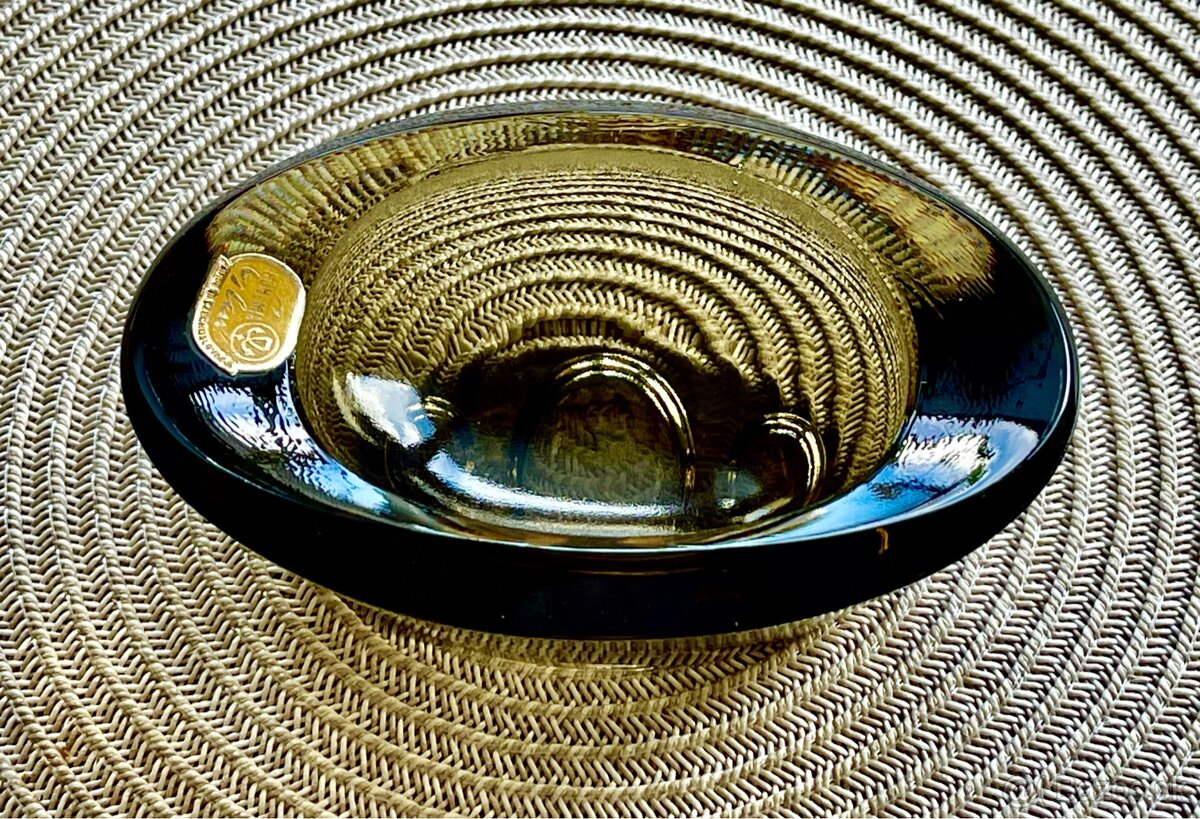 Hutné sklo - Bohemia Glass - Made in Czechoslovakia