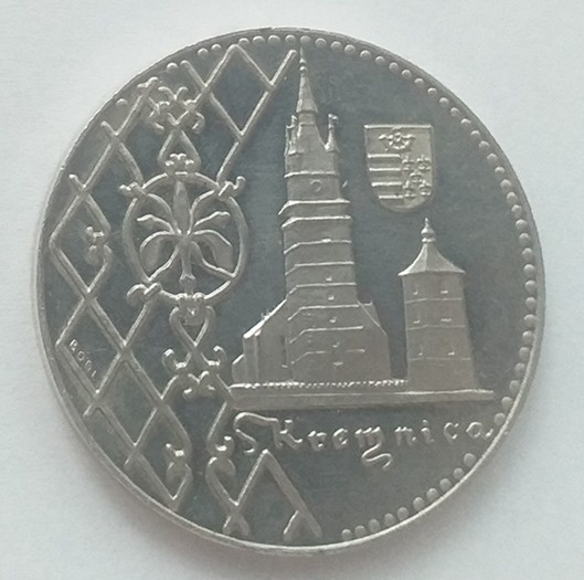 Medaila Kremnica Zotavovńa Hron