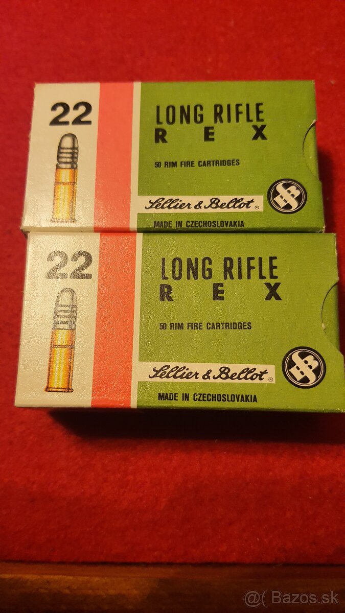 Strelivo naboje 22LR, .22LR, 22 LR Sellier & BellotRex