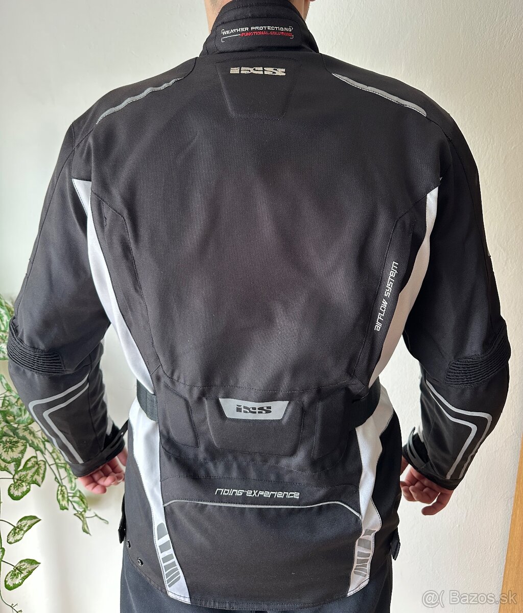 Motorkárska bunda IXS – veľkosť L, Airflow systém, chrániče