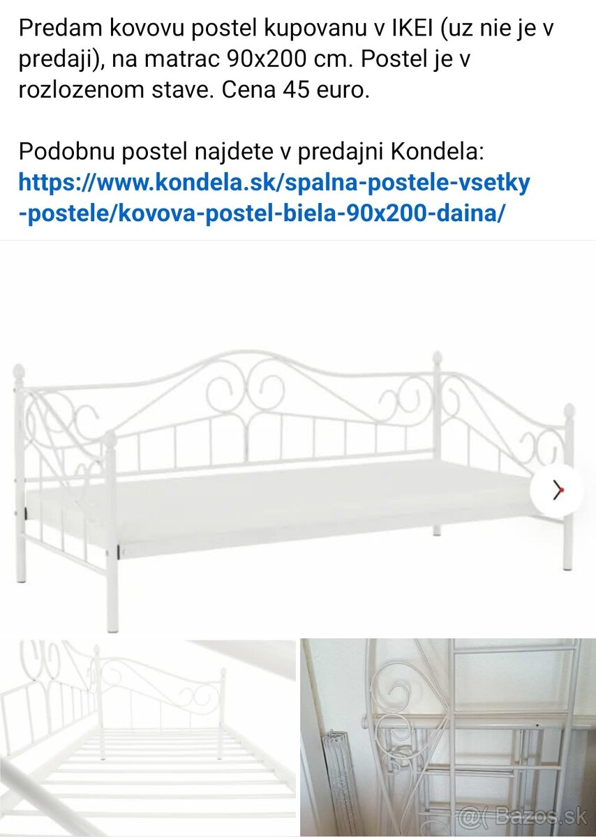 Kovova postel