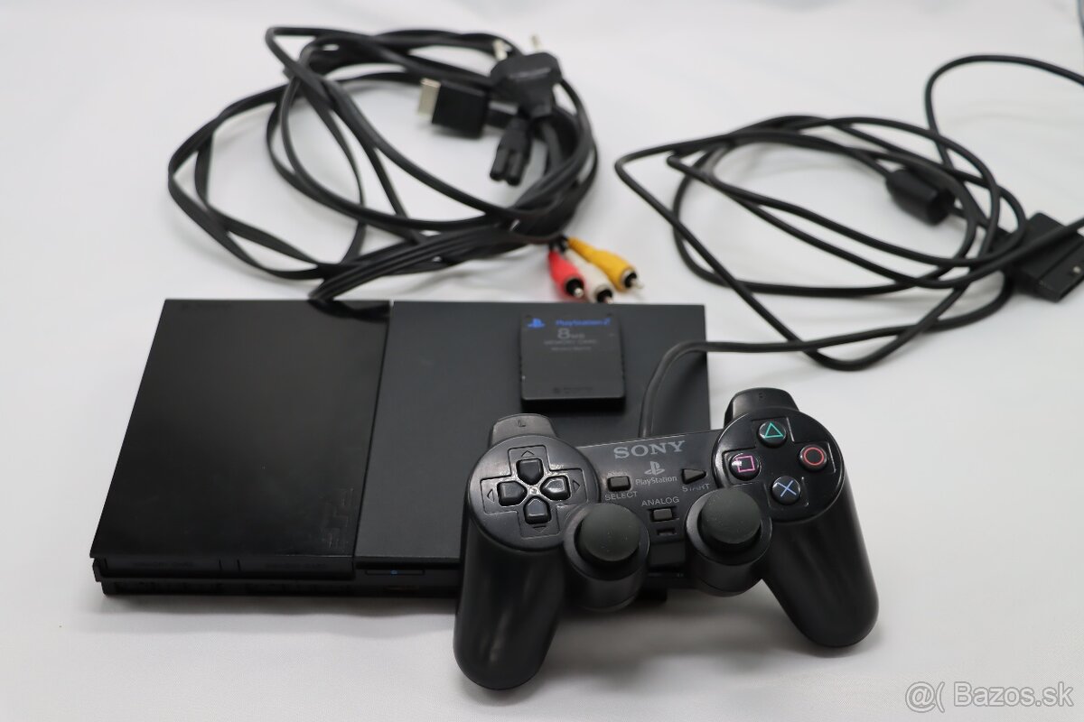 PlayStation 2 Slim SCPH-90004 | Kompletný set