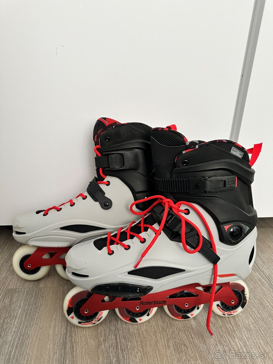 Predám pánske inline korčule Rollerblade RB PRO X grey/red –