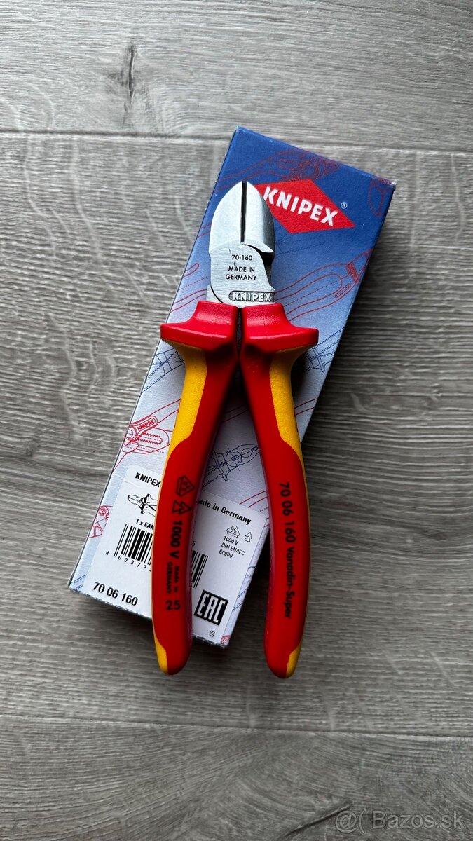 KNIPEX Kliešte cvikacie bočné 160mm