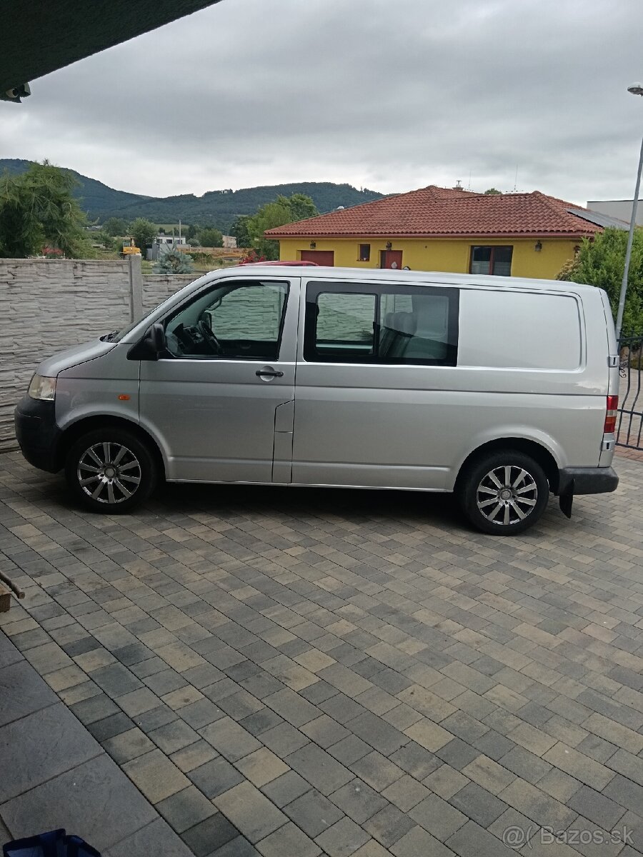Predám dodávku vw transporter T5 77kw 1.9tdi