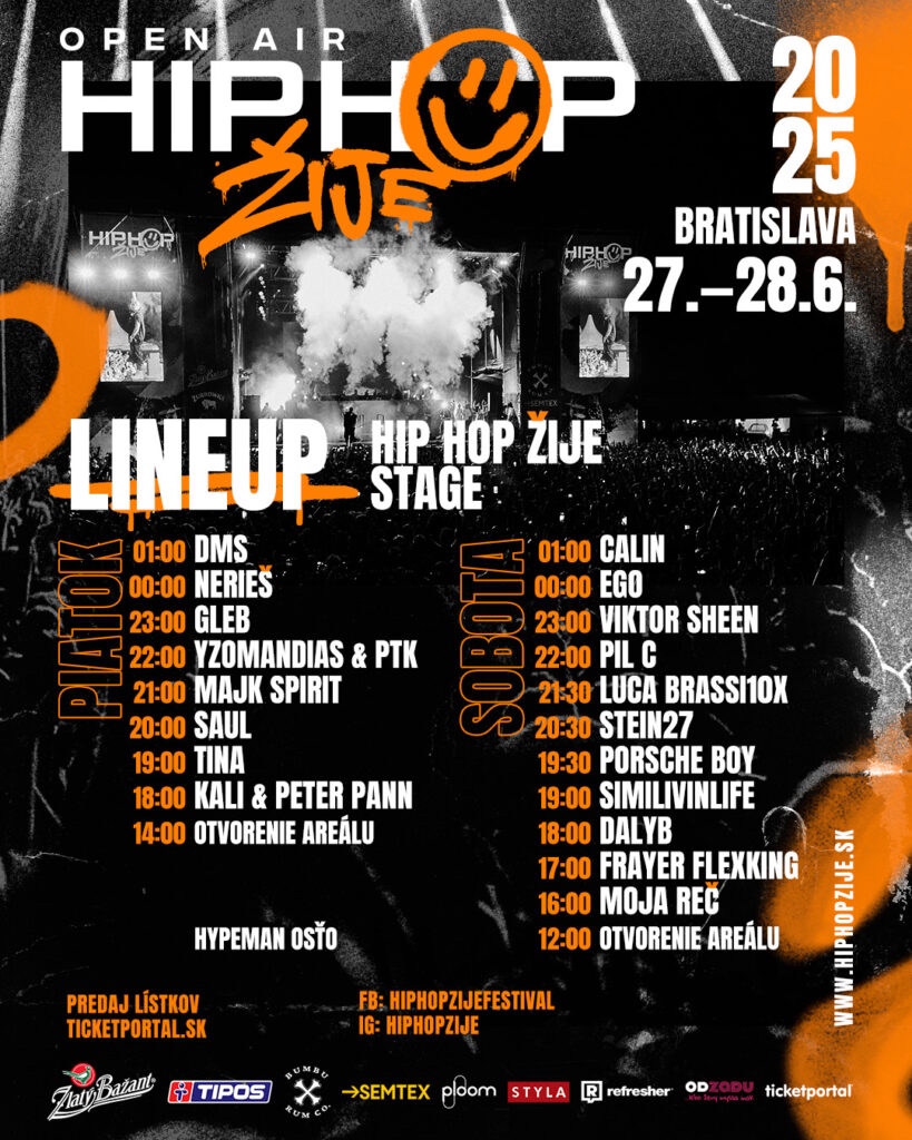HIPHOP ŽIJE VIP VSTUPENKY 4KS - PLATNE DO ZMAZANIA