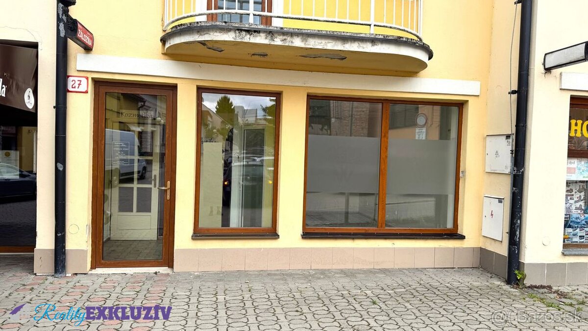 Na prenájom priestor v Lučenci. (služby, obchod, kancelária.