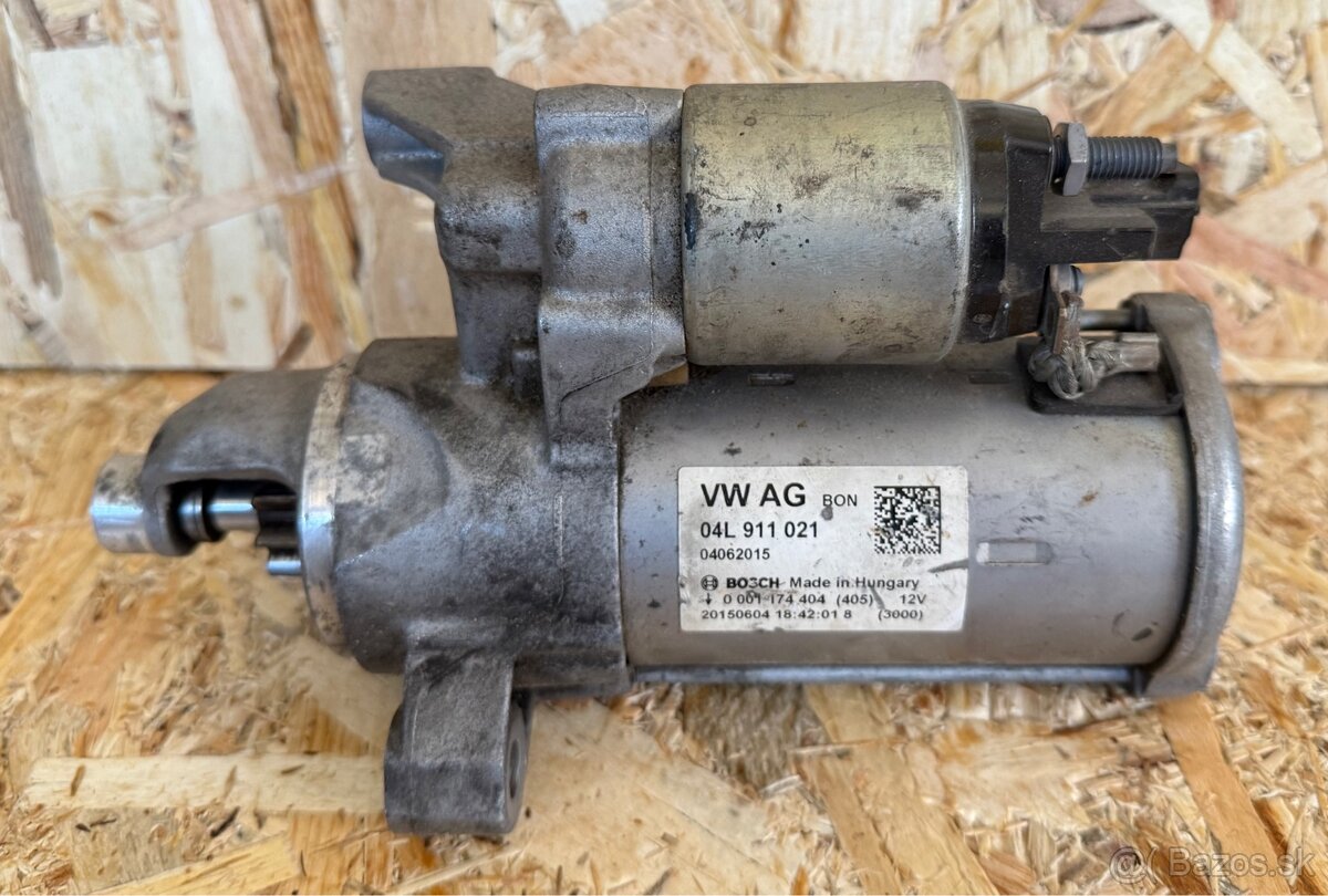 VW/SKODA/SEAT 04L911021, štartér ORIGINAL diel BOSCH
