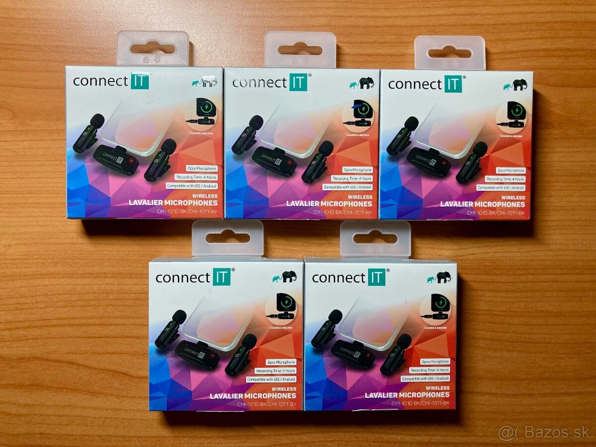 Bezdrôtové mikrofóny CONNECT IT
