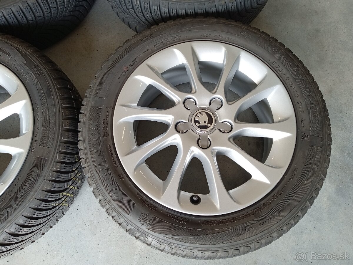 4ks zimne ALU 5x112 R16 6,5J ET46 Original AUDI SKODA VW