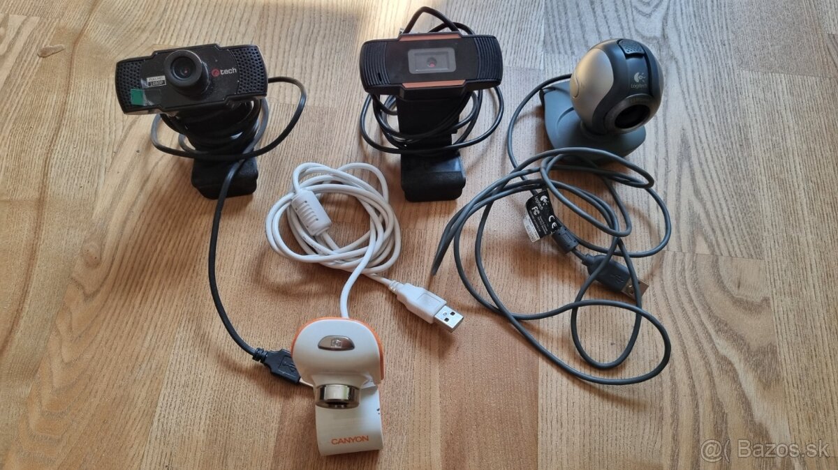 web kamera USB-C C-Tech, Logitech, Canyon, Zenwire