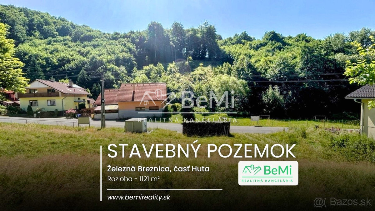 Pozemok na predaj – Železná Breznica (časť Huta)