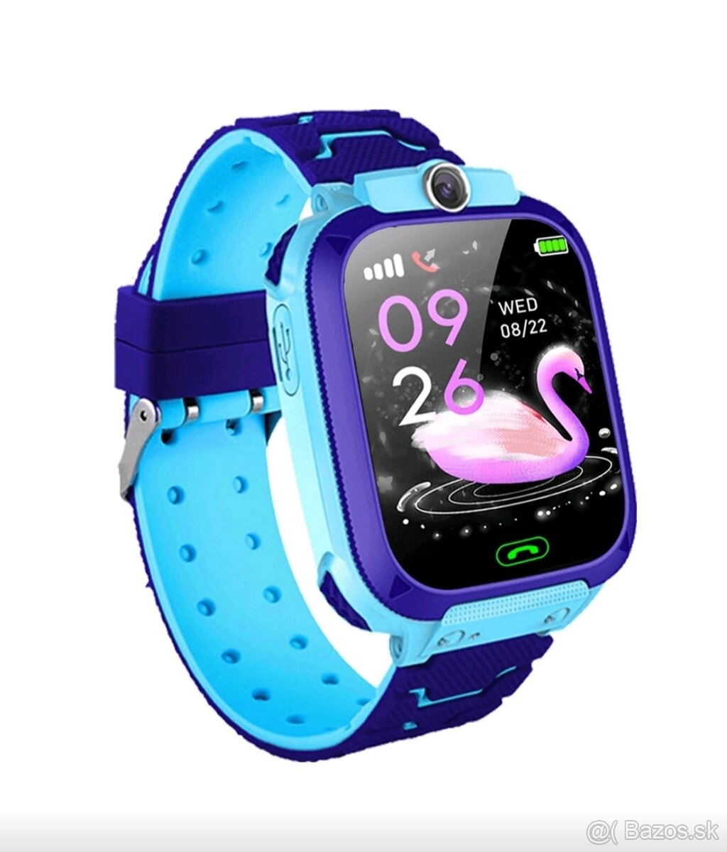 Detské Smart hodinky, volanie, GPS, SIM karta, modré