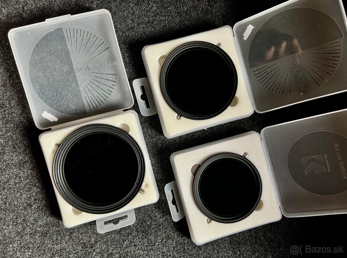 K&F Concept ND/PL variabilné fitre