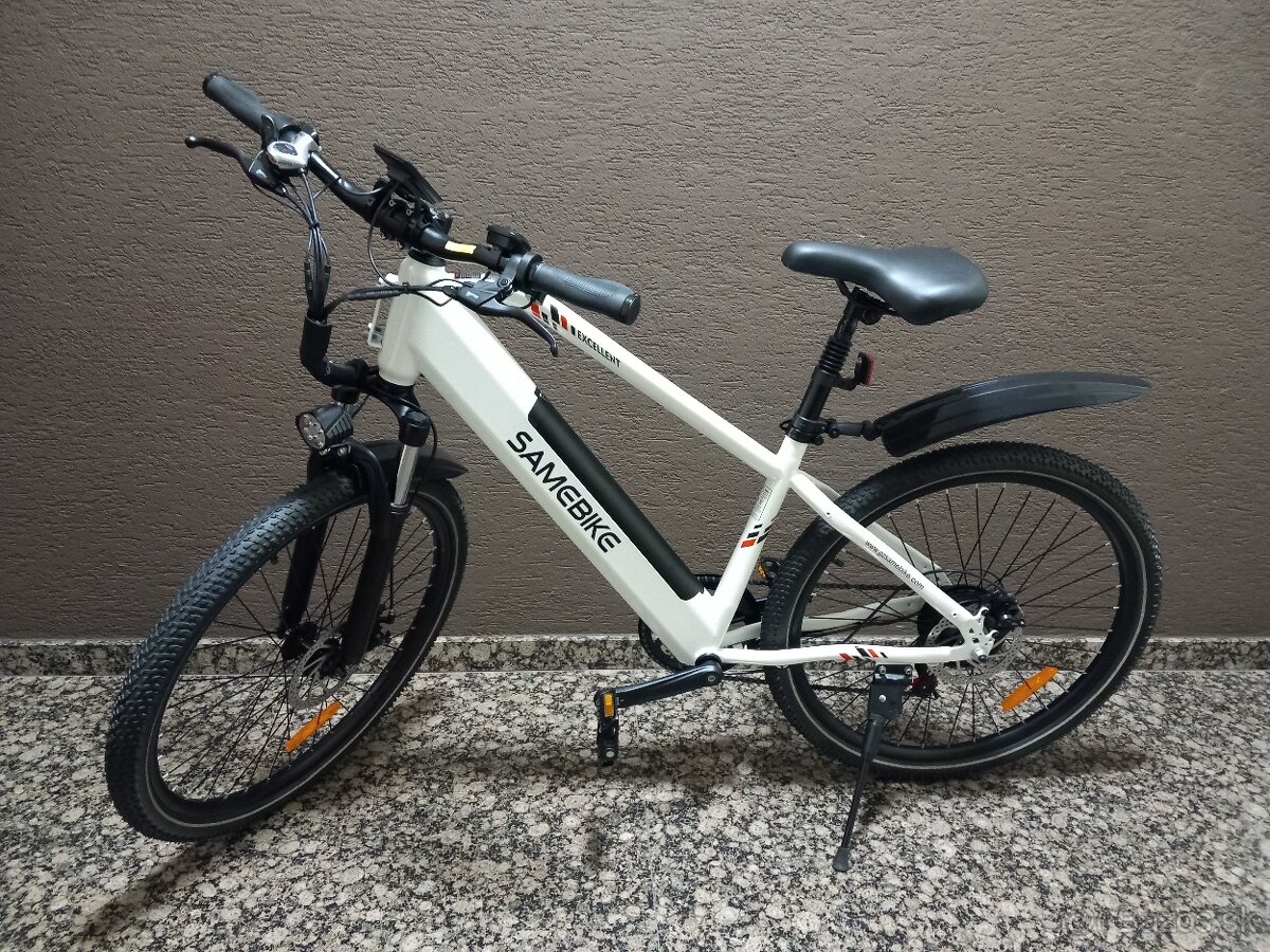elektrický bicykel - Samebike RS A1, biely