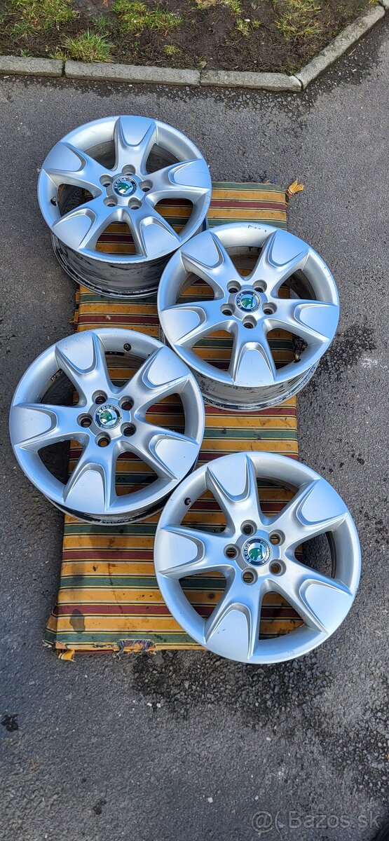 Predám originál ALU disky Škoda 5x100
