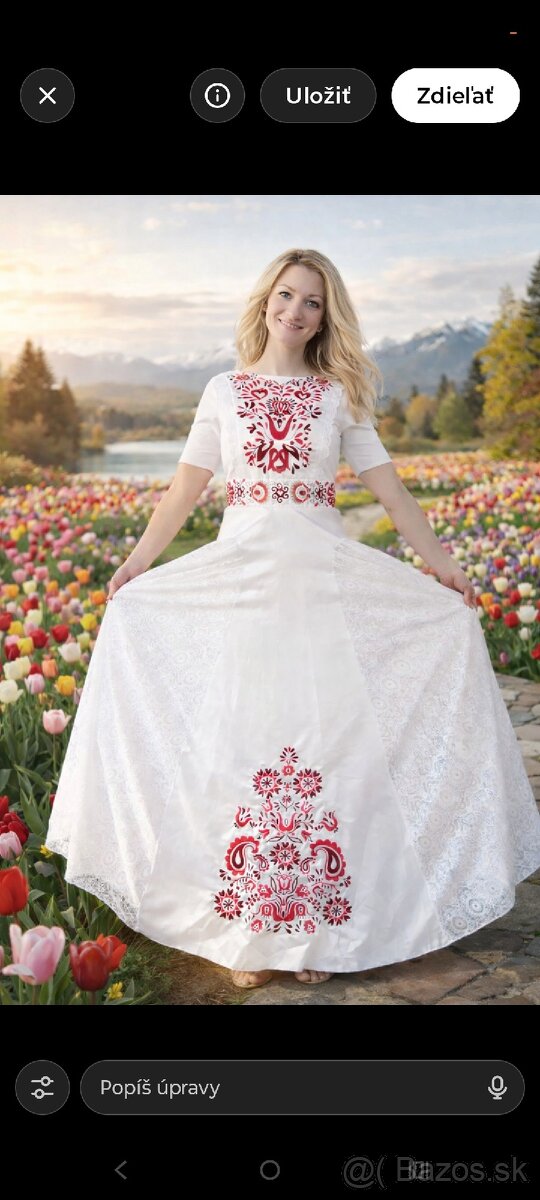 Originálne šaty Jaroslava Wurll Kocanova