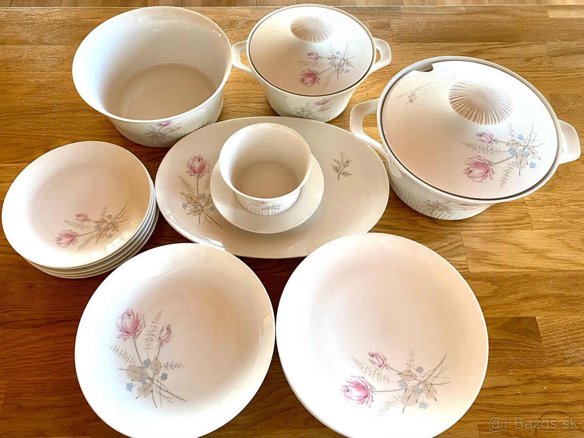 Romantický porcelánový servis Thomas