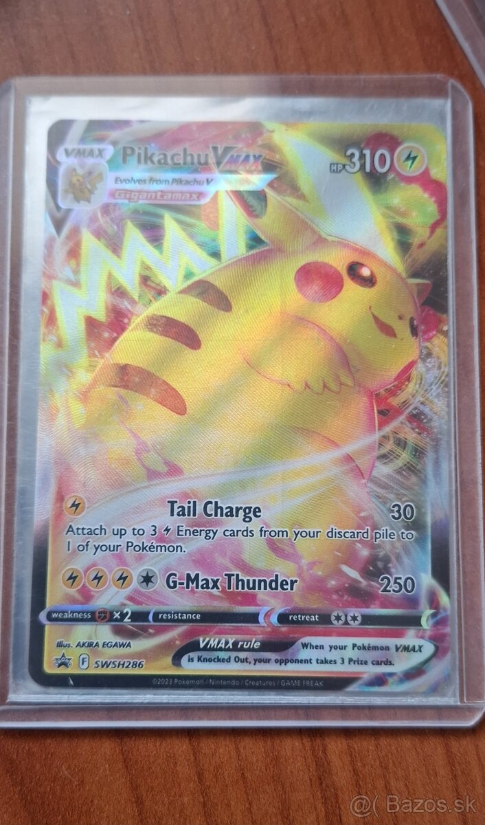 Predám pokemon kartičku pikachu Vmax promo