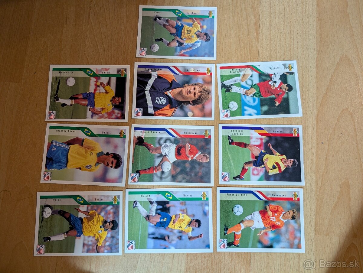 Futbalové kartičky USA 94