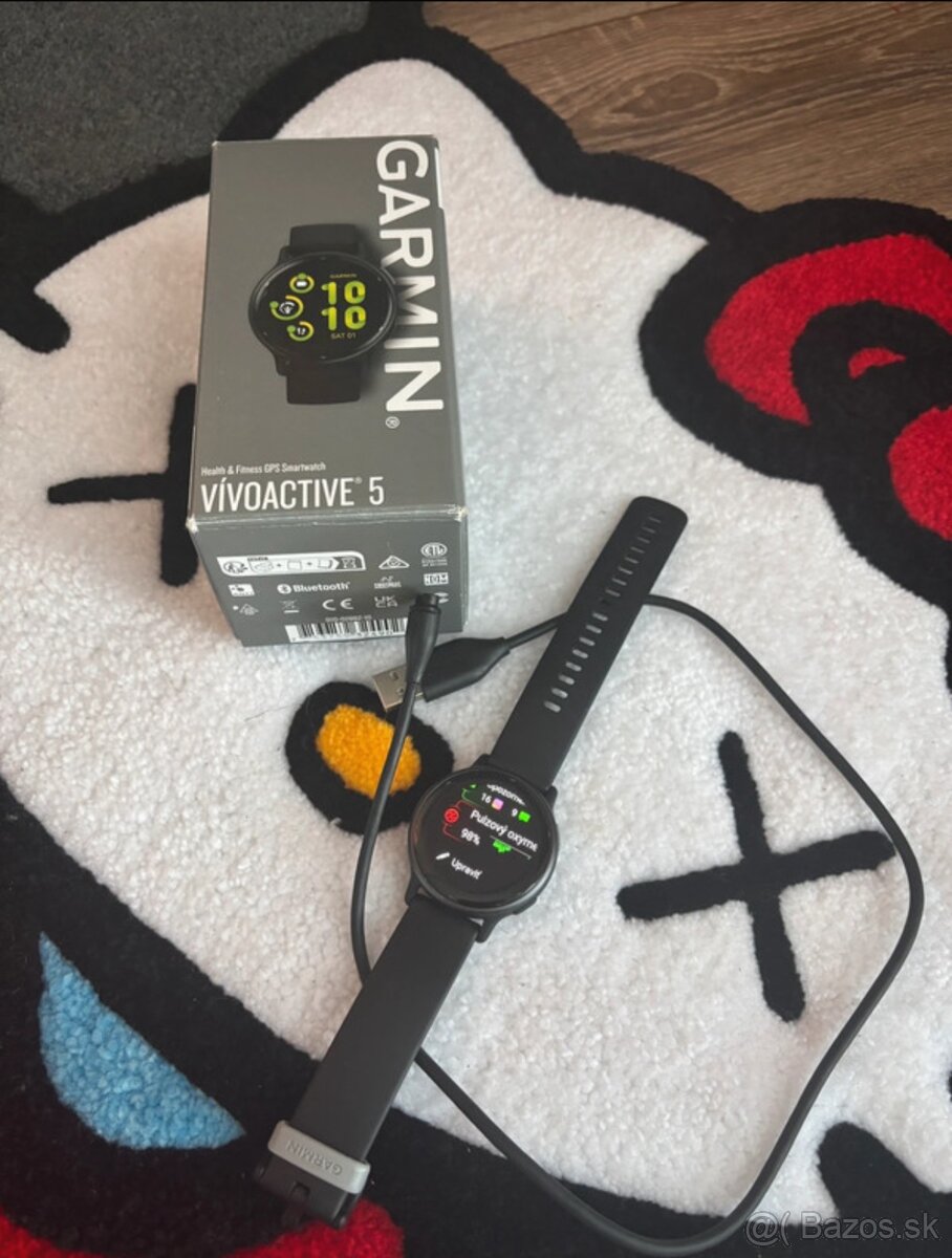 Garmin Vivoactive 5 watch hodinky black cierne
